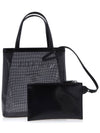 Small Sequin Mesh Tote Bag Black - PRADA - BALAAN 4