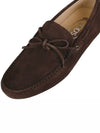 Men's City Gommino Suede Driving Shoes Brown - TOD'S - 8