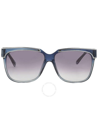 Yohji Yamamoto X Linda Farrow Grey Gradient Square Unisex Sunglasses YY16 THORN C3 - YOHJI YAMAMOTO - BALAAN 1