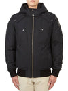 Ballistic Hooded Down Bomber Padding Navy - MOOSE KNUCKLES - BALAAN 4