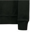 Brushed Cotton Fleece Garment Dyed Crewneck Sweatshirt Black - STONE ISLAND - BALAAN 5