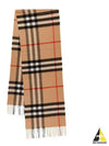 Vintage Check Cashmere Muffler Beige - BURBERRY - BALAAN 2