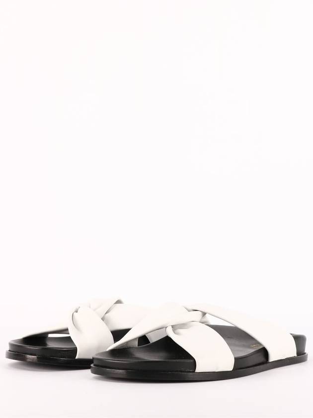 White Leather Sandals - ELLEME - BALAAN 2