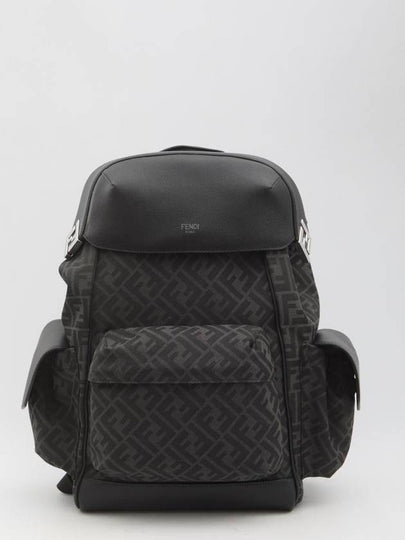 Drive FF Logo Backpack Black - FENDI - BALAAN 2