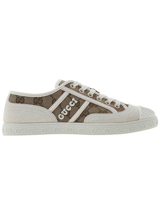 Original GG Fabric Low Top Sneakers Beige - GUCCI - BALAAN 3