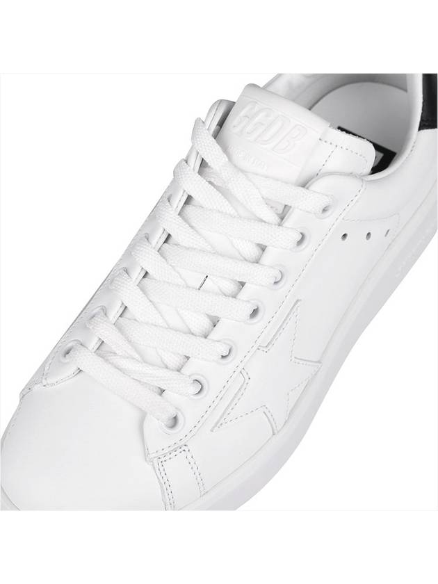 Women's Black Tab Purestar Low Top Sneakers White - GOLDEN GOOSE - BALAAN 8