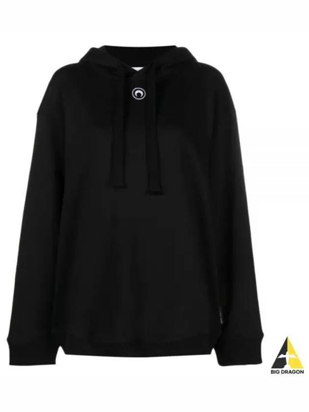 UST013CJER0013 PT01 Logo Hooded Sweatshirt - MARINE SERRE - BALAAN 1