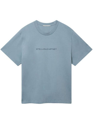 Logo Oversized Cotton T-Shirt - STELLA MCCARTNEY - BALAAN 1