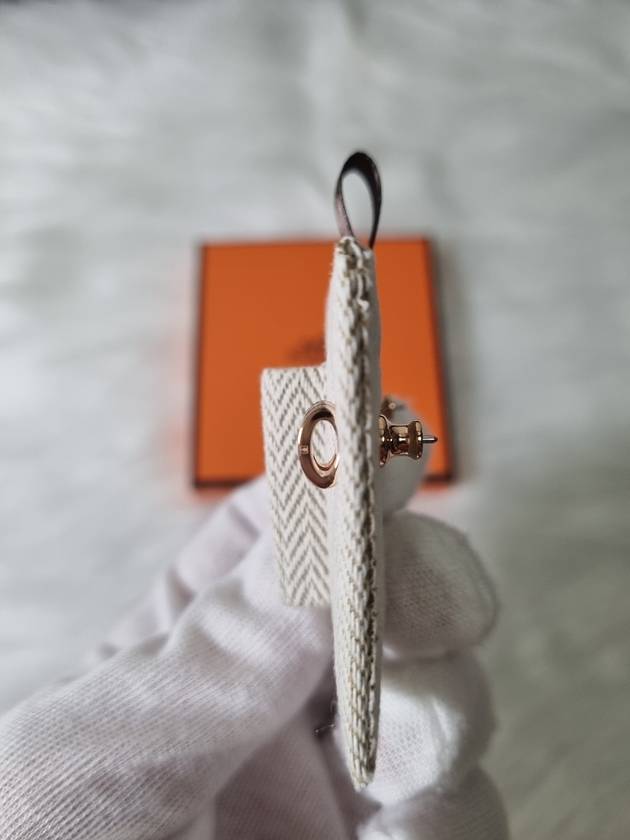 Mini Pop H Pendant Rose Gold & Noir - HERMES - BALAAN 7