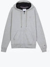 Power Blend Fleece Hooded Zip Up Gray - CHAMPION - BALAAN 2