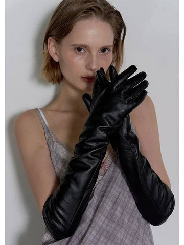 Sheepskin real leather long gloves - EGOEDIT - BALAAN 1