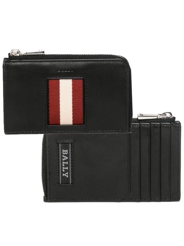 Board Zipper Card Wallet Black - BALLY - BALAAN 2