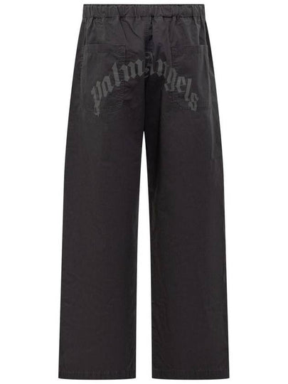 Palm Angels Curved Logo Pants - PALM ANGELS - BALAAN 2