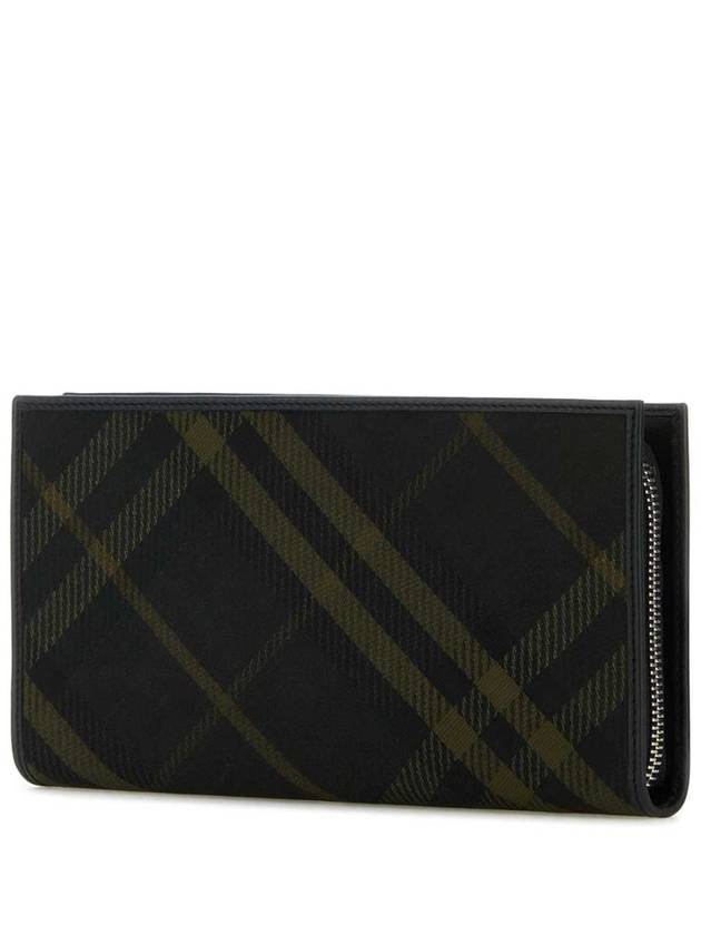 Check Zip Long Wallet Shadow - BURBERRY - BALAAN 3