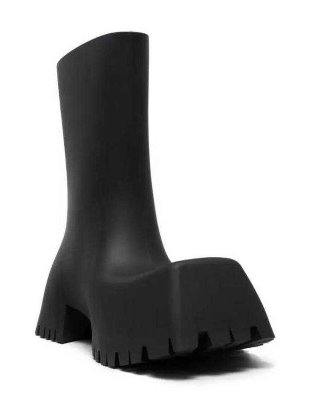 Rubber Trooper Ankle Boots Black - BALENCIAGA - BALAAN 2