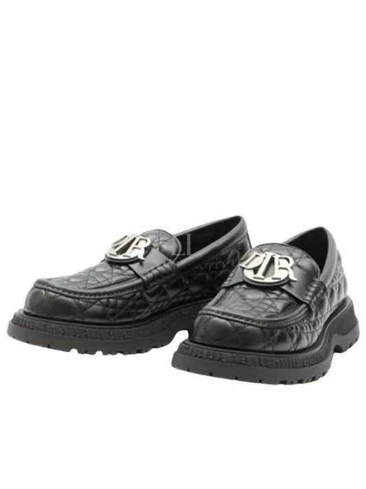 Buffalo Leather Loafers Black - DIOR - BALAAN 2