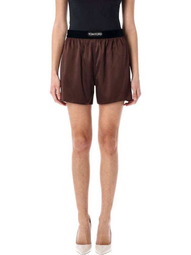 Tom Ford Stretch Silk Satin Boxer Shorts - TOM FORD - BALAAN 1