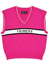 Spell point knit vest PINK TMFVN20103 - TRIMERE - BALAAN 2