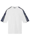 Le Bandana Printed Cotton Short Sleeve T-Shirt White Navy - JACQUEMUS - BALAAN 2