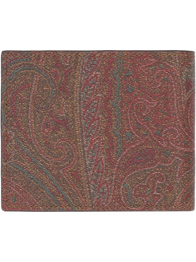 Paisley Print Bifold Wallet Brown - ETRO - BALAAN 4