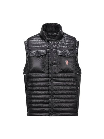 Ollon Down Vest Black - MONCLER - BALAAN 1