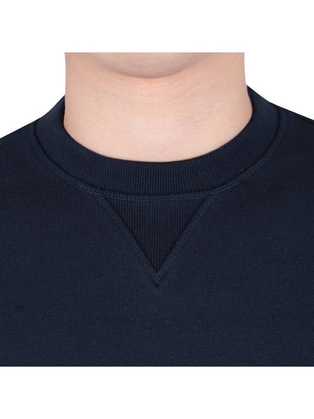 4 Bar Loopback Jersey Sweatshirt Navy - THOM BROWNE - BALAAN 6