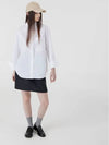 Signature Overfit Shirt Bio Cotton White - VOYONN - BALAAN 5