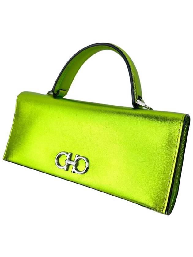 Gancini green mini bag 45564855WU - SALVATORE FERRAGAMO - BALAAN 2