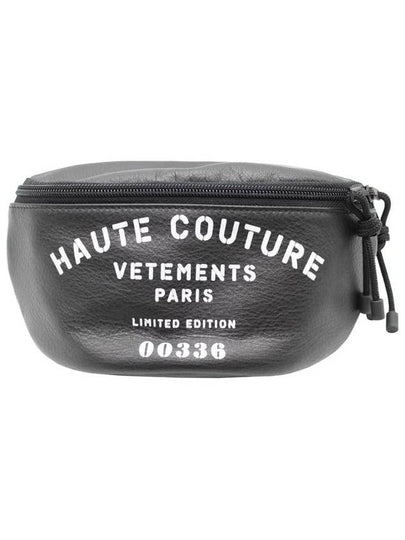 logo print leather belt bag UE64FA360B - VETEMENTS - BALAAN 2