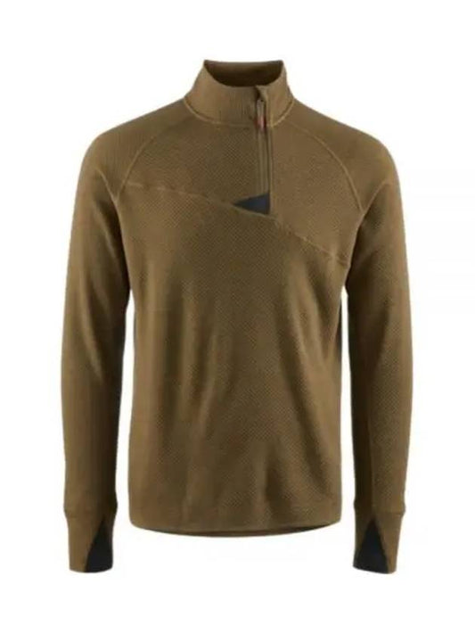 Maintenance Half Zip Sweater Man Olive 10055 510 - KLATTERMUSEN - BALAAN 1