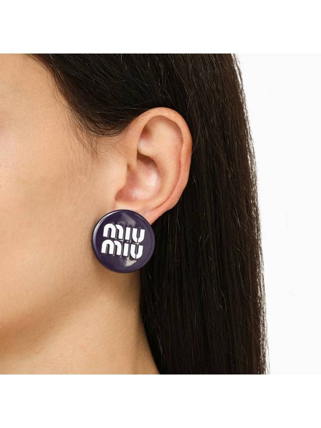 MIU MIU plexiglass earrings 5IO063 2F8O F087W - MIU MIU - BALAAN