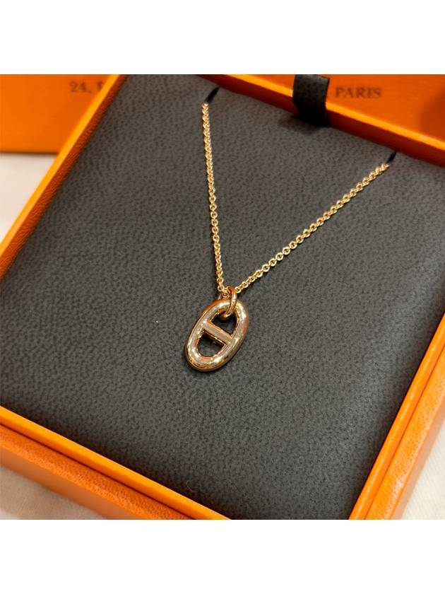 Small Farandole Pendant Necklace Rose Gold - HERMES - BALAAN 4