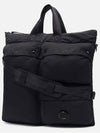 Nylon B Tote Bag Black - CP COMPANY - BALAAN 5