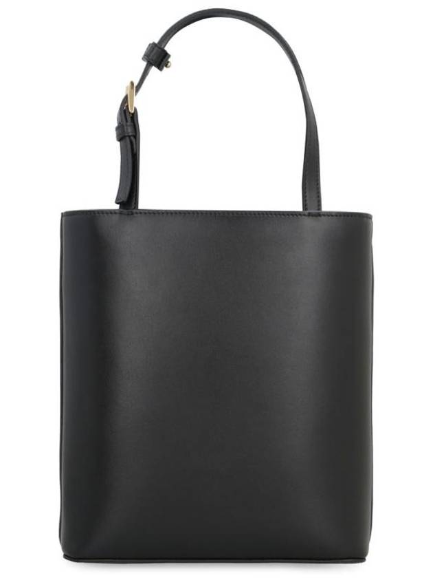 Triangle Logo Tote Bag Black - PRADA - BALAAN 5