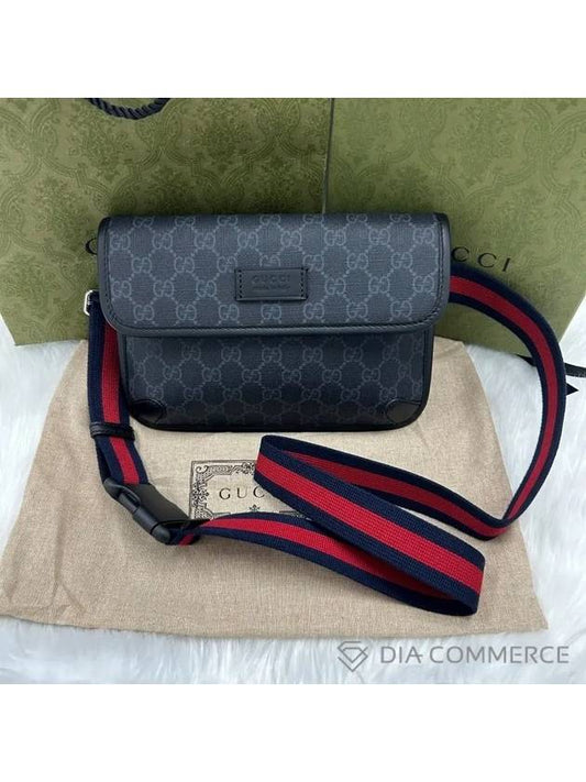 GG Supreme Belt Bag Black - GUCCI - BALAAN 2