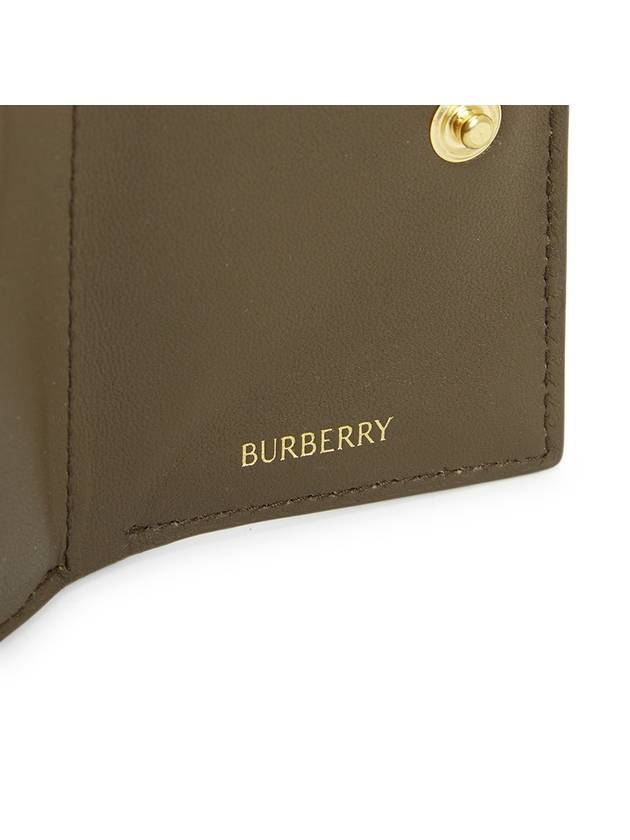 Check Half Wallet Beige - BURBERRY - BALAAN 7