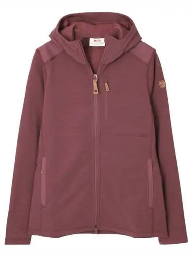 Women s Keb Fleece Hoodie Jacket - FJALL RAVEN - BALAAN 1