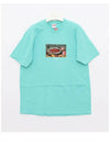 SS23T26 TEAL Strawberry Tshirt - SUPREME - BALAAN 2