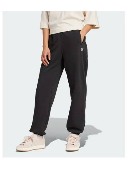 Essentials Fleece Loose Jogger Track Pants Black - ADIDAS - BALAAN 2