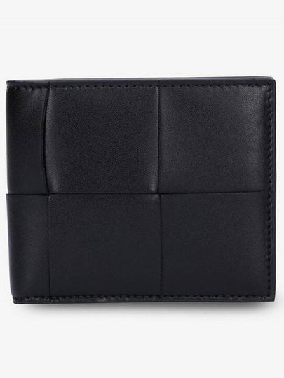 Intrecciato Cassette Half Wallet Black - BOTTEGA VENETA - BALAAN 2