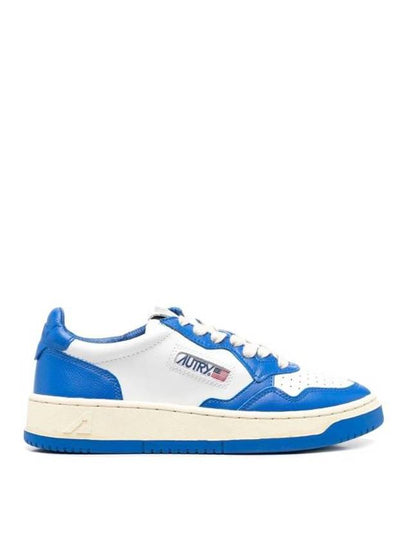 Women's Medalist Bi-Color Low-Top Sneakers Blue - AUTRY - BALAAN 2