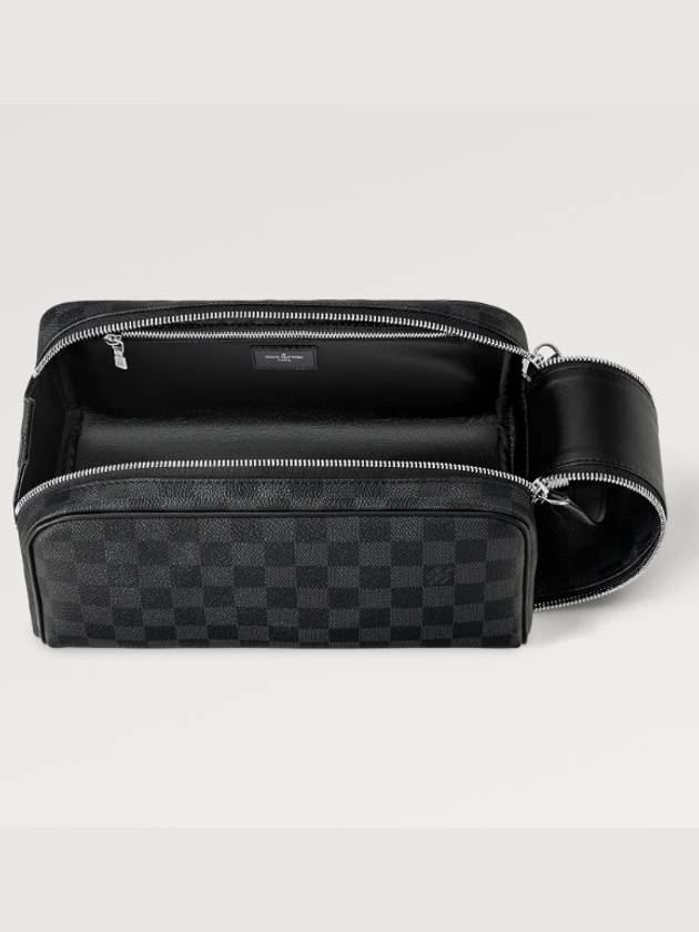 Toilet Dope Canvas Pouch Bag Black - LOUIS VUITTON - BALAAN 6