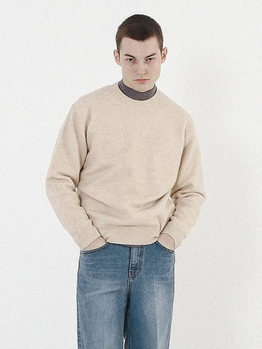 Anti Filling Soft Wool Knit Cream - CHANCE'S NOI - BALAAN 1