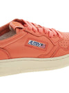 Women's Medalist Goatskin Low Top Sneakers Coral Pink - AUTRY - BALAAN 11