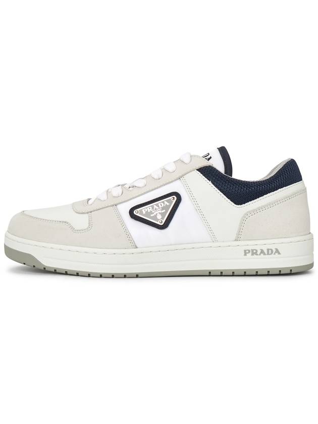 Downtown Re-Nylon Low Top Sneakers White - PRADA - BALAAN 5