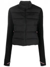 Grenoble Contrast Detail Logo Cardigan Black - MONCLER - BALAAN 2