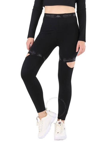 Kappa X Befancyfit Ladies Black Cut-Out Leggings, Size X-Small - KAPPA KONTROLL - BALAAN 1