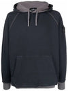 Shadow Project Wappen Patch Hoodie Charcoal - STONE ISLAND - BALAAN 2