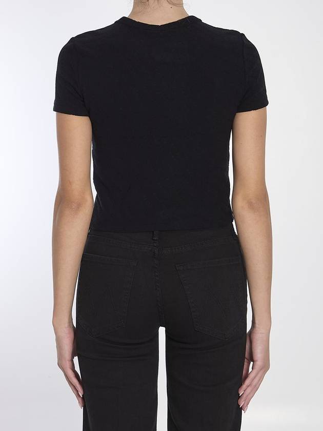 TB long sleeve t-shirt 4CC1241426 001 BLACK - ALEXANDER WANG - BALAAN 5