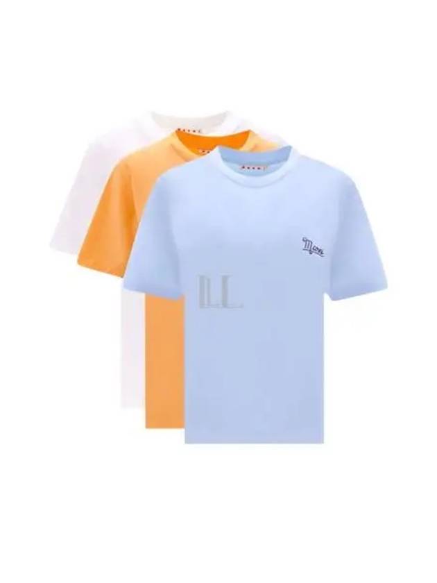 Crew Neck Cotton Short Sleeve T-Shirt 3 Pack - MARNI - BALAAN 2